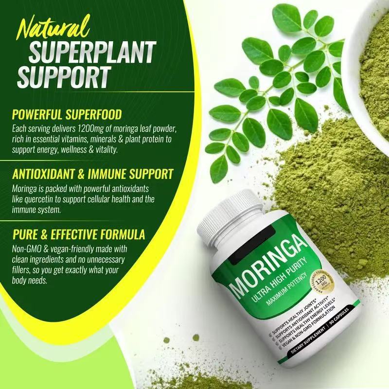 Moringa Capsules 90 Capsules Of Moringa Seed Vitamin Capsules Available