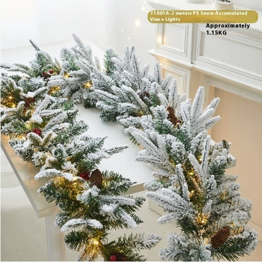 White Winter Glow Garland