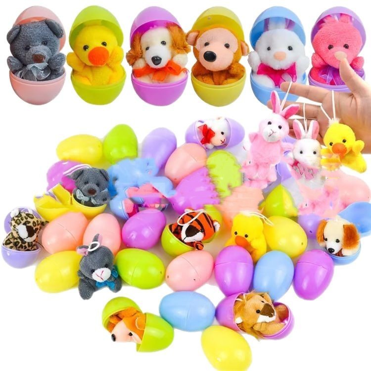 Cuddly Easter Egg Plush Animal Toy