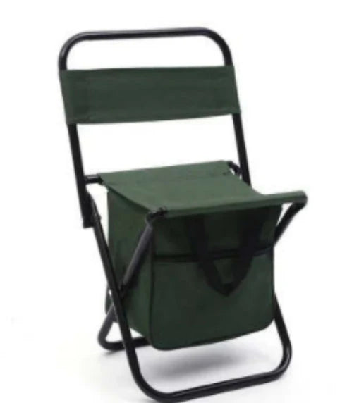 Portable Multi-Purpose Folding Chair with Cooler Bag