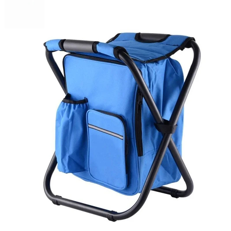 Insulated Folding Fishing Stool Backpack