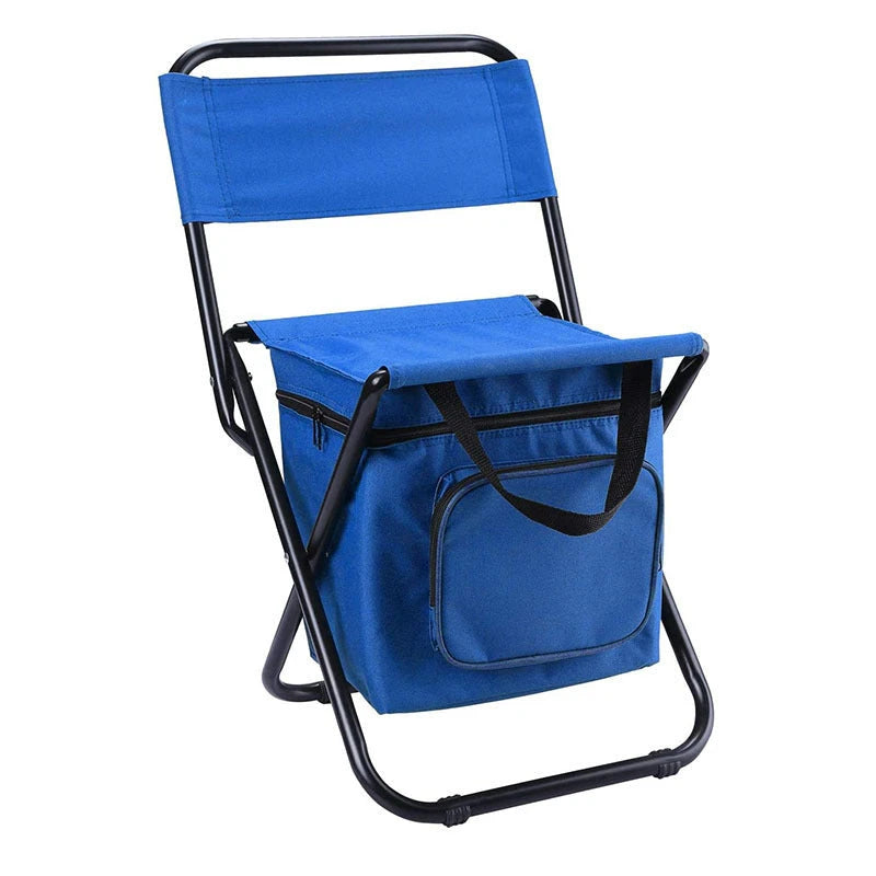 Portable Multi-Purpose Folding Chair with Cooler Bag