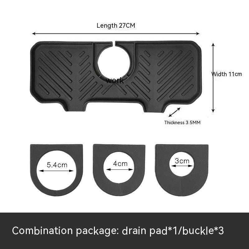 Splash-proof Waterproof Faucet Drainage Mat