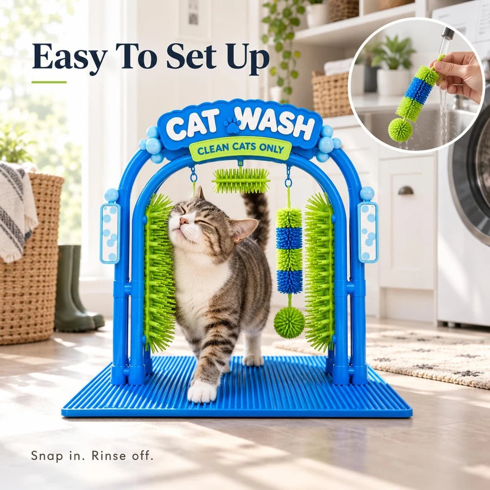 Cat Grooming Arch Scratcher