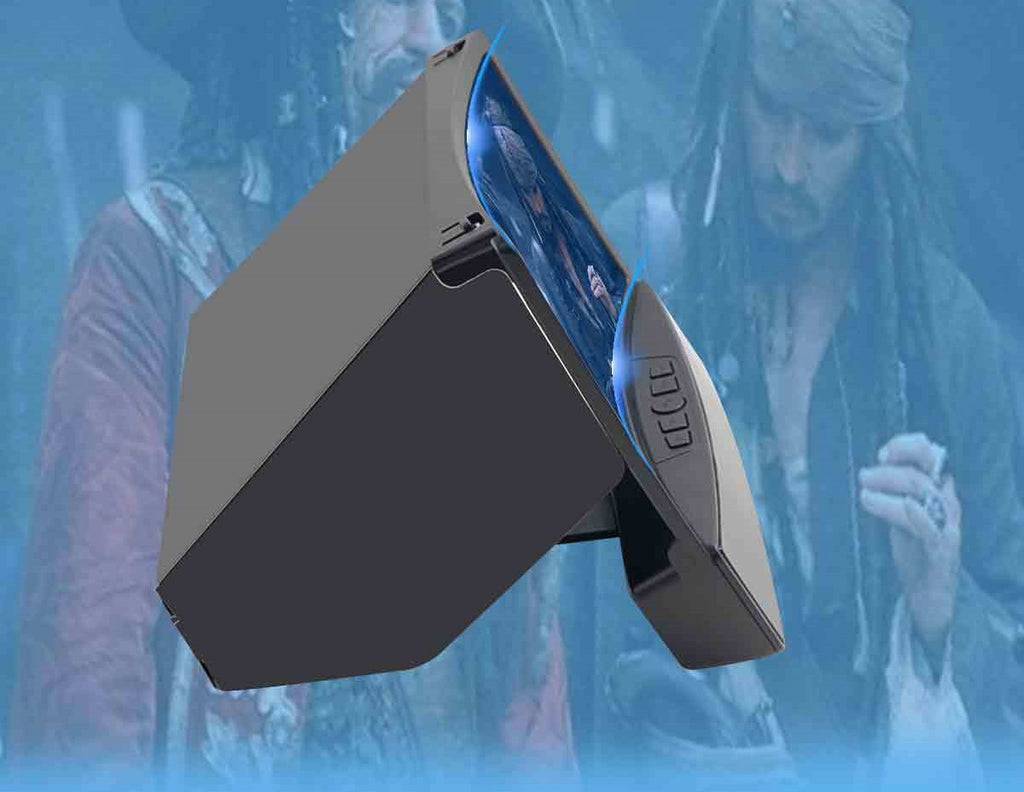 10 Inch Curved Screen Mobile Phone Screen Magnifier with Two Bluetooth Speaker