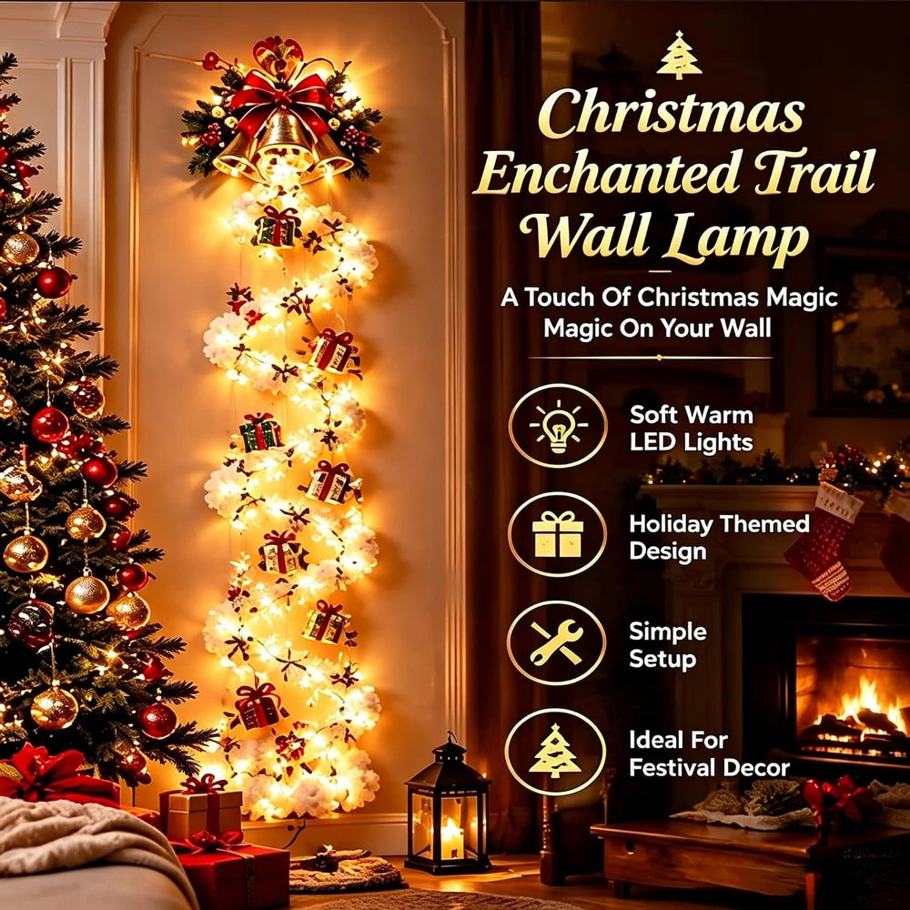 Christmas Wall Tree Cascading Light