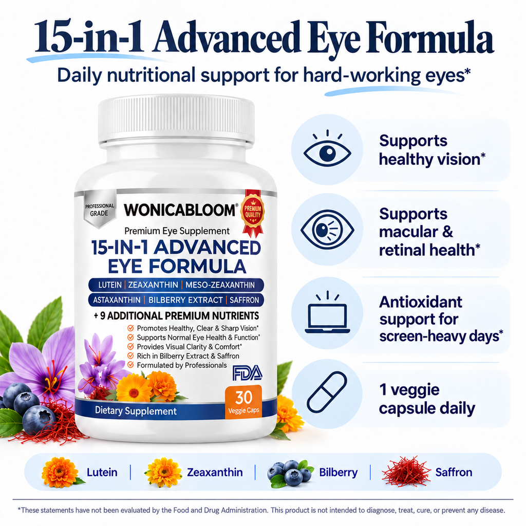 Wonica Bloom  15-in-1 Advanced Eye Formula