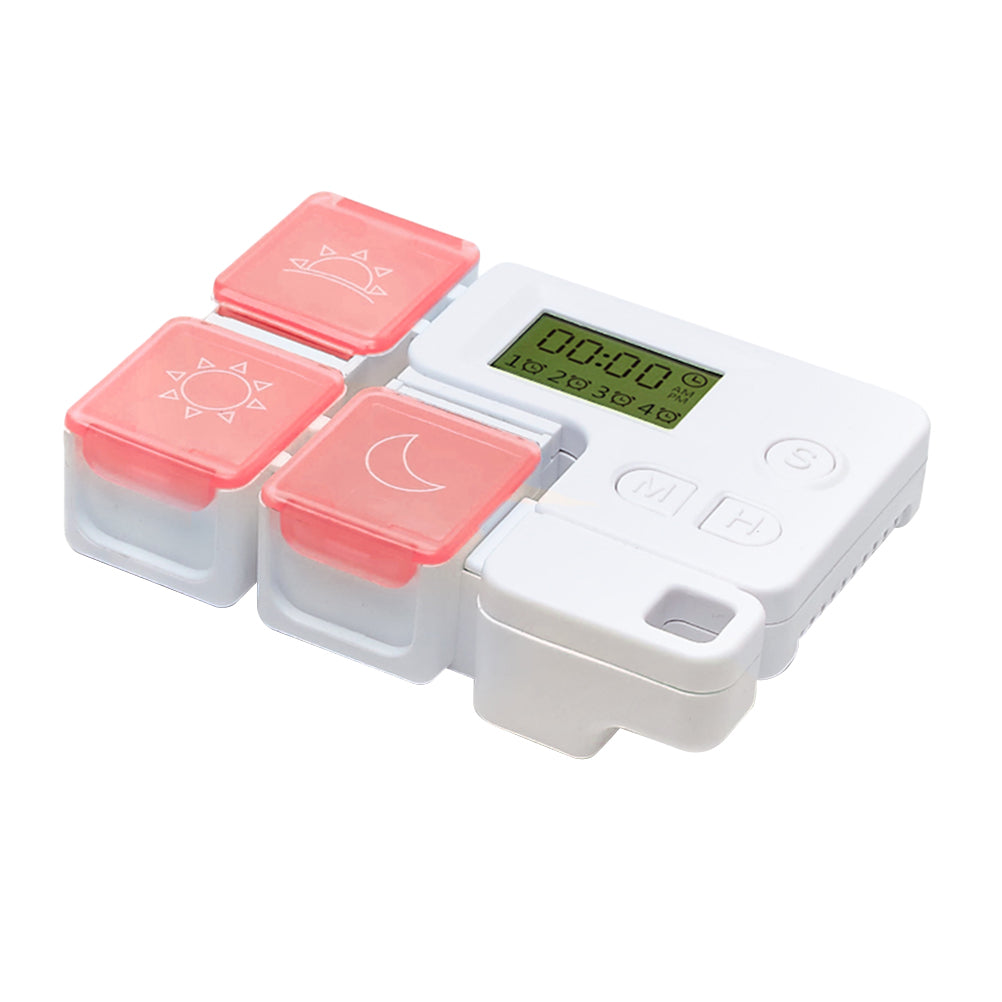 Smart timing medicine box alarm clock storage box