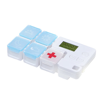 Smart timing medicine box alarm clock storage box