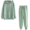 Casual Fleece Sweater Pants Suit