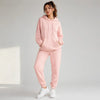 Casual Fleece Sweater Pants Suit