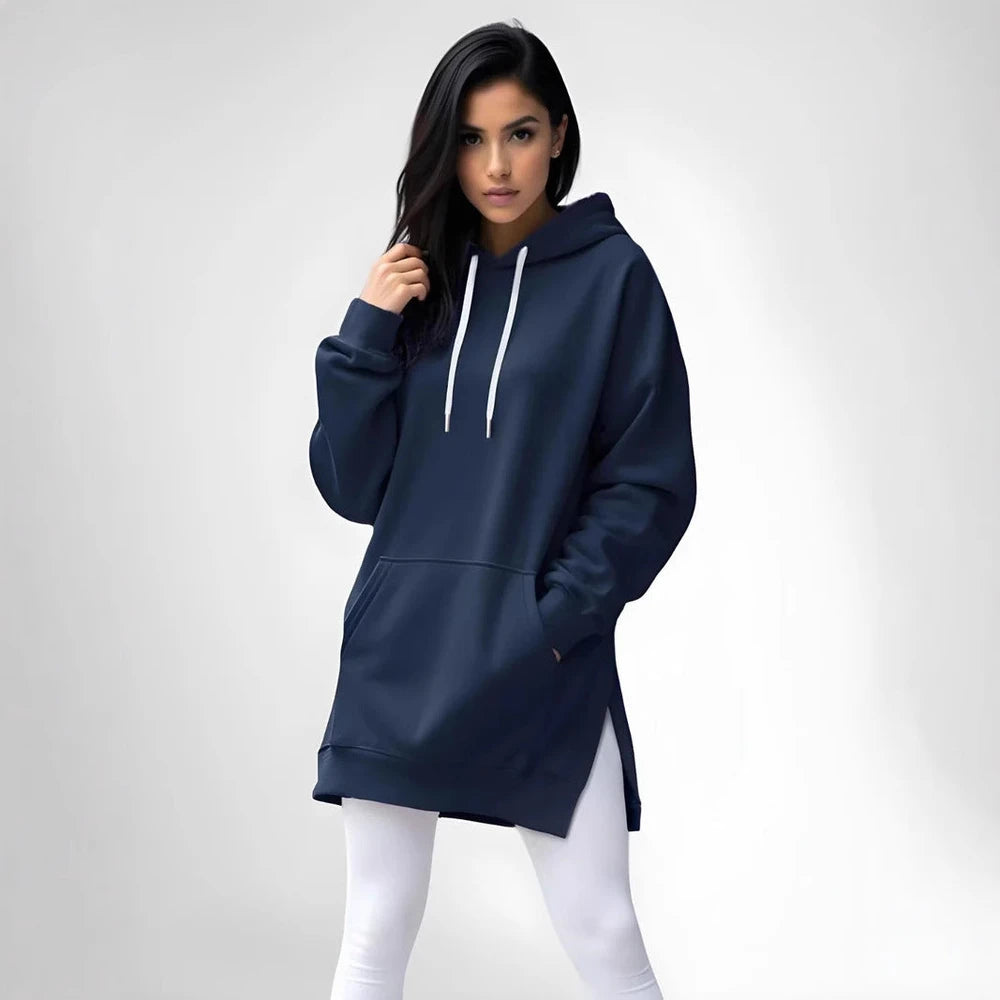 Women's Mouse Bag With Shoulder Sleeve Hooded Casual Sweatshirt