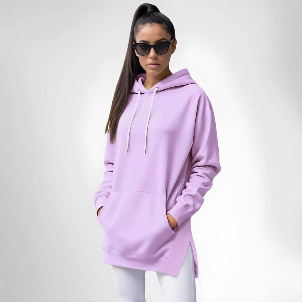 Women's Mouse Bag With Shoulder Sleeve Hooded Casual Sweatshirt