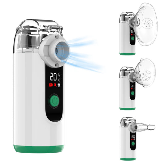 Smart Digital Display Portable Home Nebulizer With Timer Function