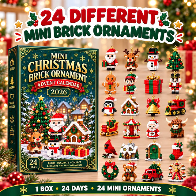 24 Days Mini Christmas Brick Advent Calendar