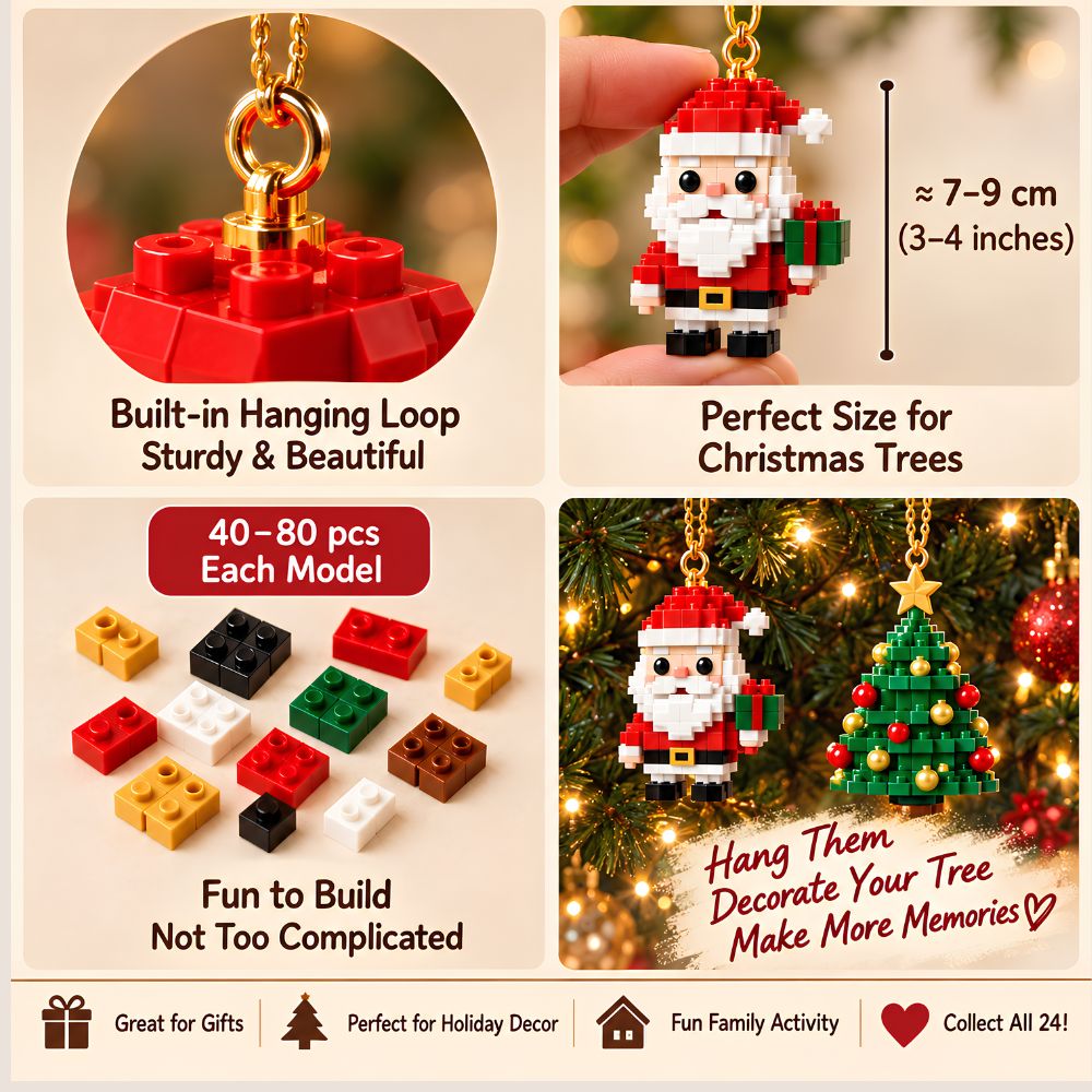24 Days Mini Christmas Brick Advent Calendar