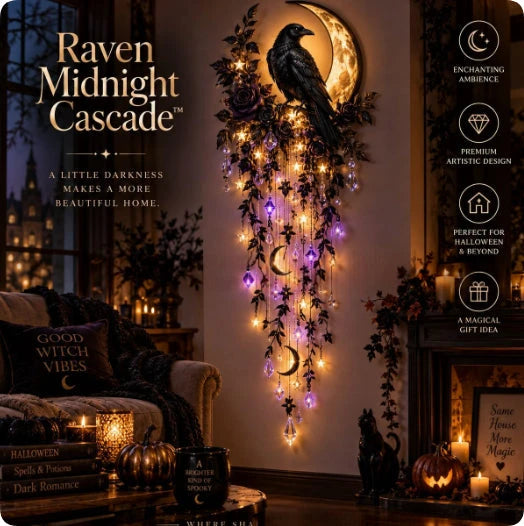 Elegant Halloween Waterfall Wall Light