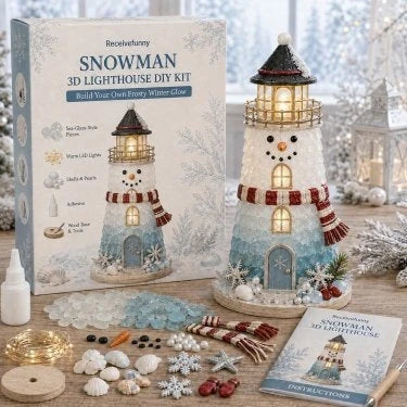 DIY Christmas Lighthouse Kit