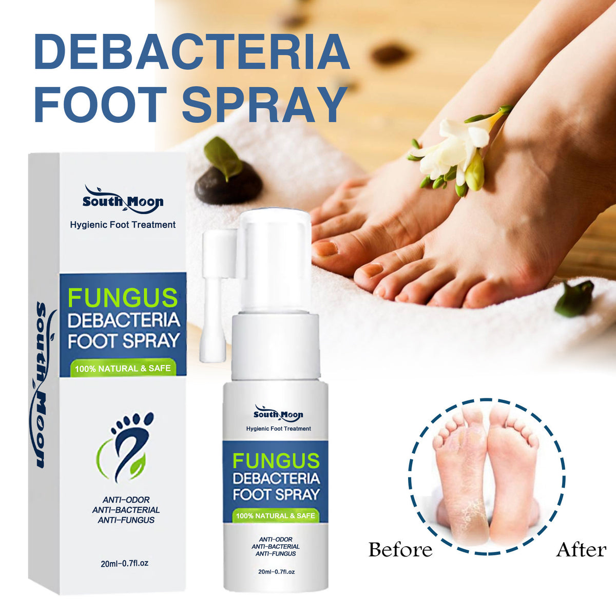 Nourishing Foot Spray To Hydrate Dry Skin On The Feet