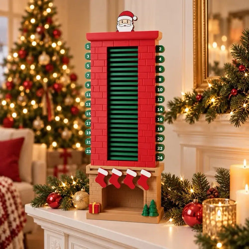 3D Printed Santa Chimney Advent Calendar