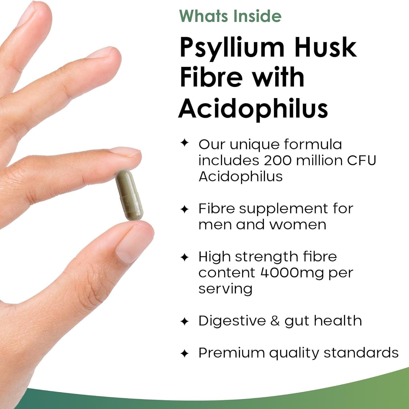 Yang Plantain Seed Shell Capsule Probiotics Supplement