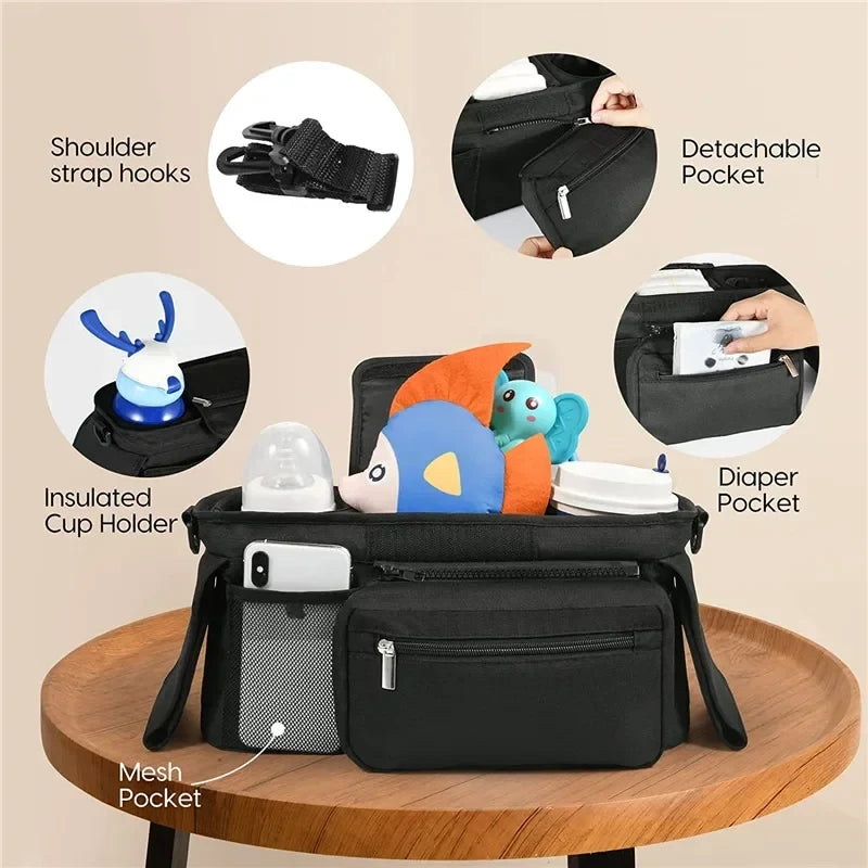 Baby Stroller Storage Hanging Bag