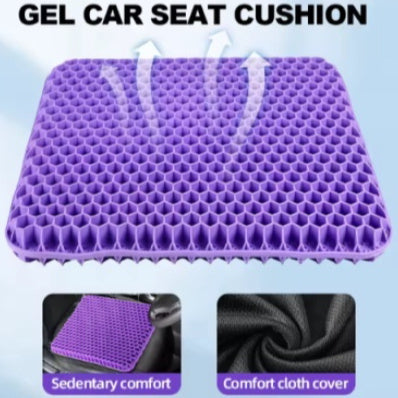 Gel Honeycomb Fully Breathable Egg-shaped Car And Office Seat Cushion