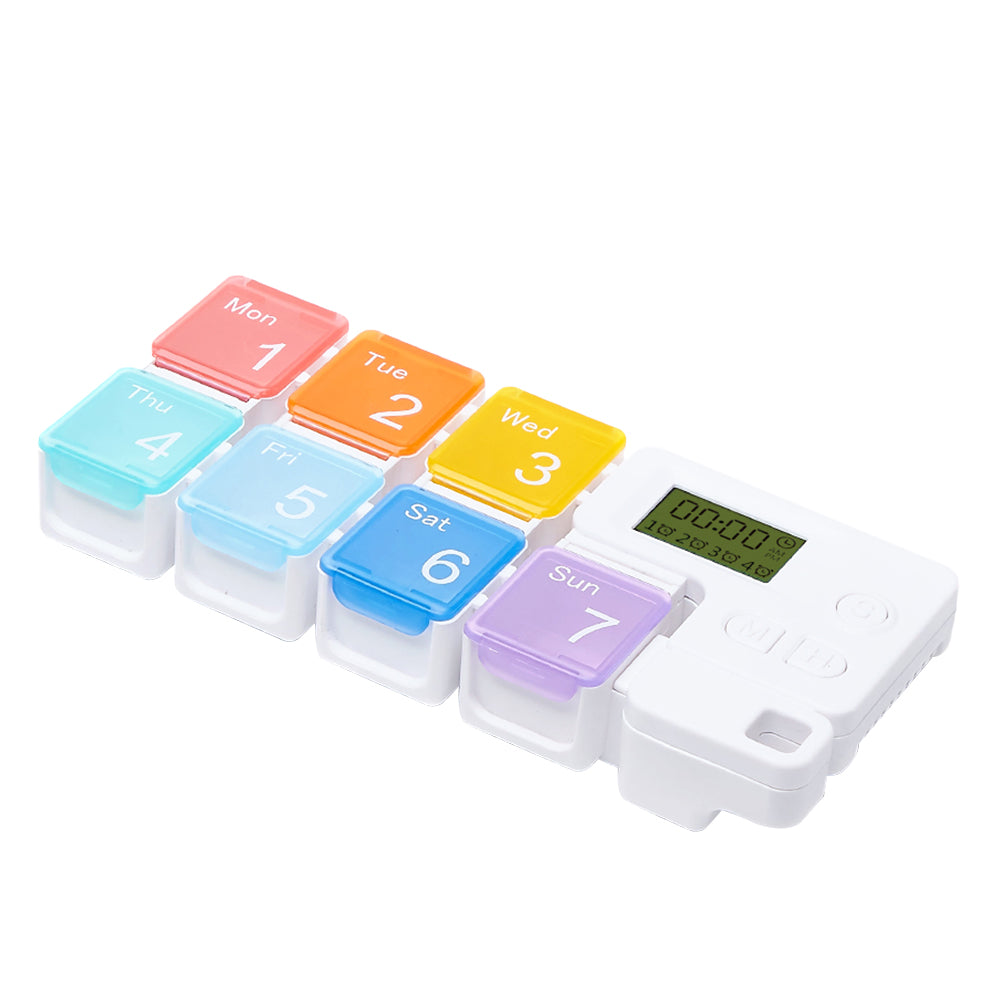 Smart timing medicine box alarm clock storage box