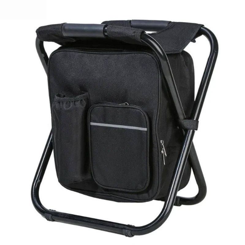 Insulated Folding Fishing Stool Backpack