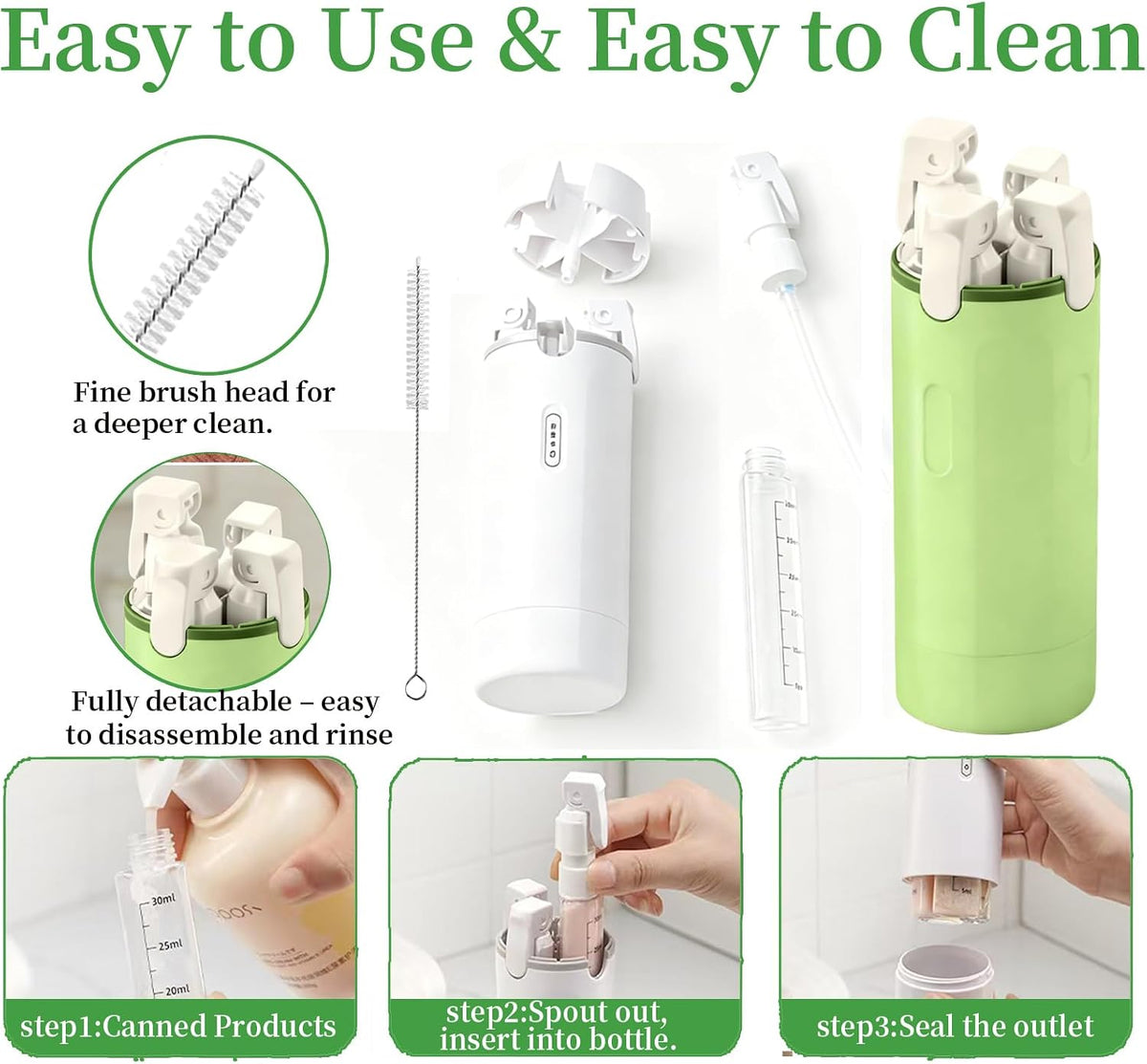 Minimalist Emulsion Dispenser Bottle
