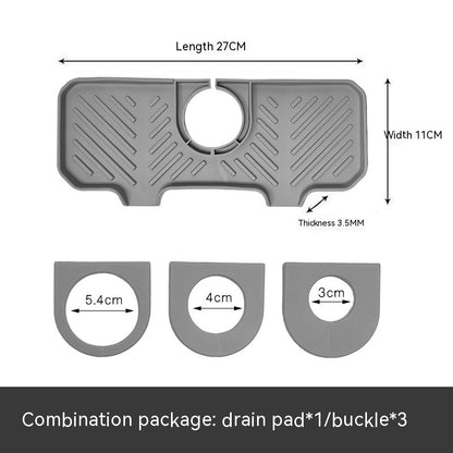 Splash-proof Waterproof Faucet Drainage Mat