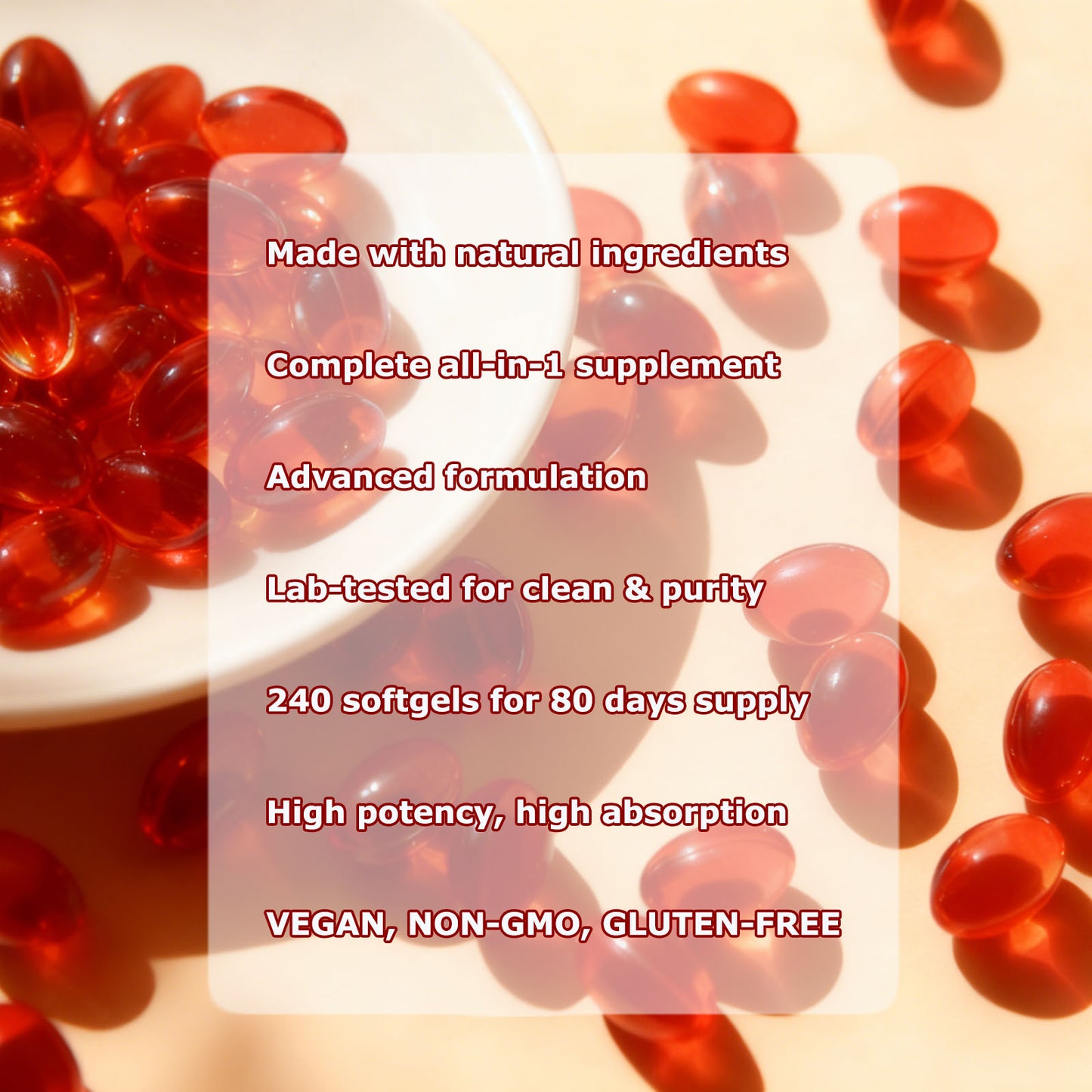 Cayenne Pepper Supplement Daily Circulation Boost Capsules