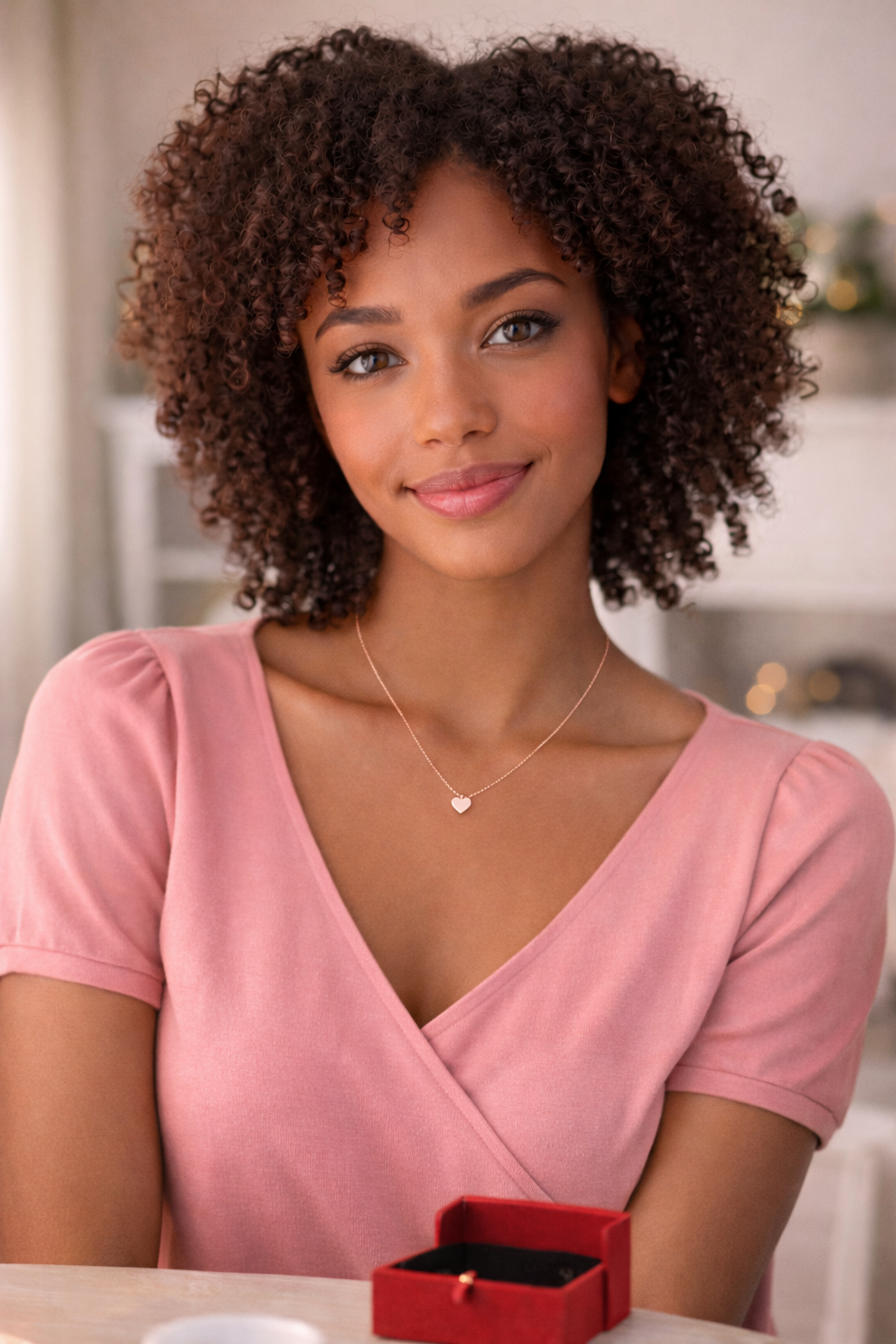 BloomingRose Heart Necklace