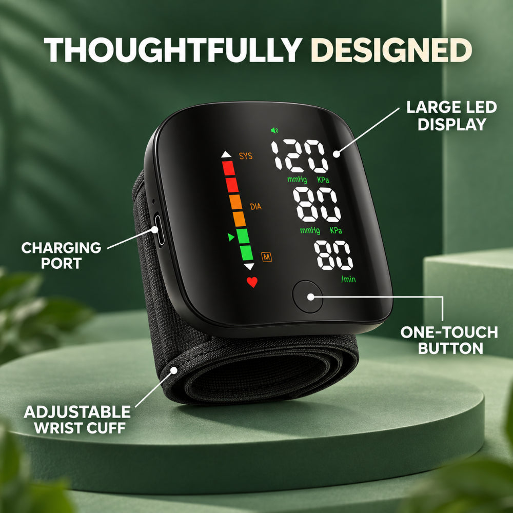Digital Wrist Blood Pressure Monitor