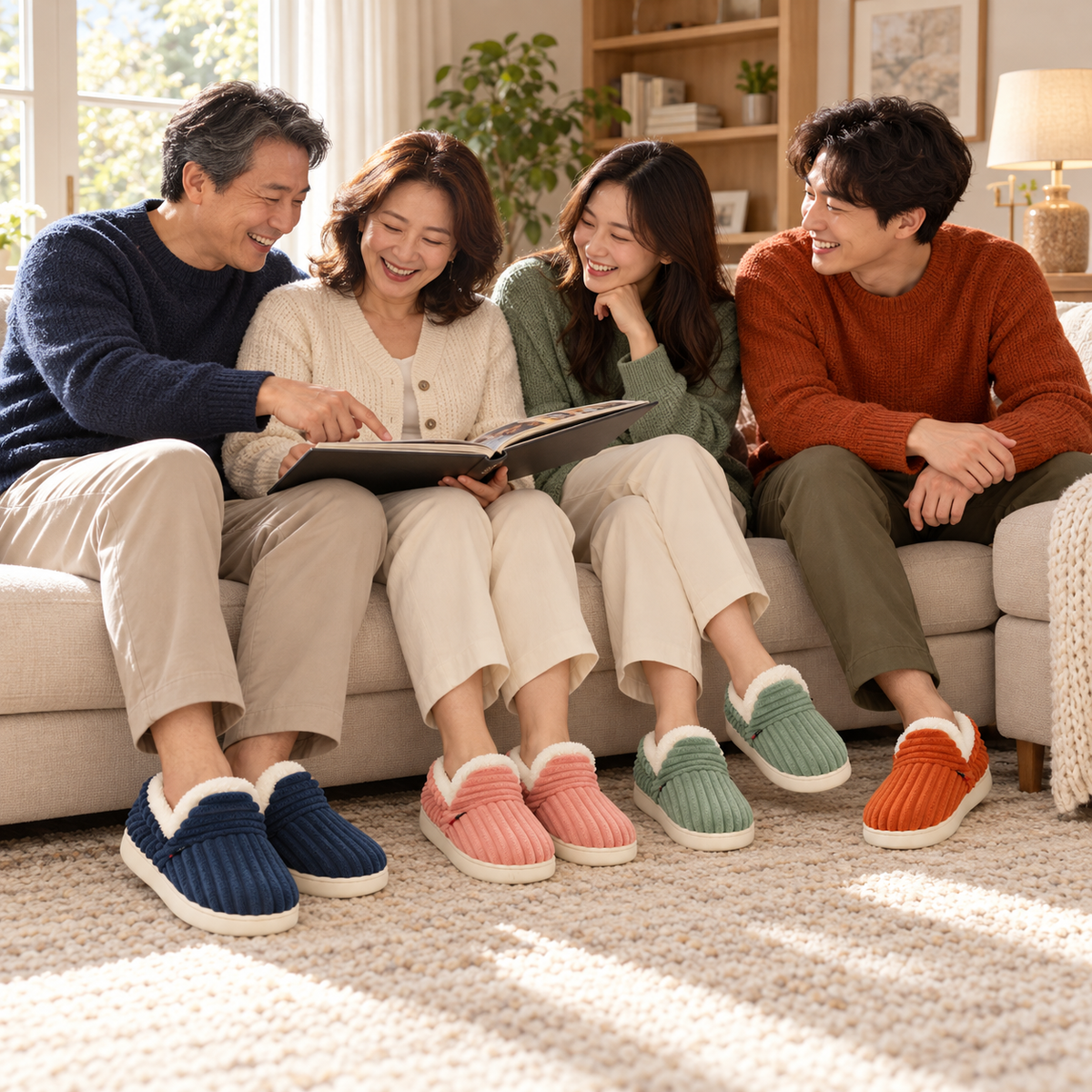 Cozy Comfort Fleece Slippers