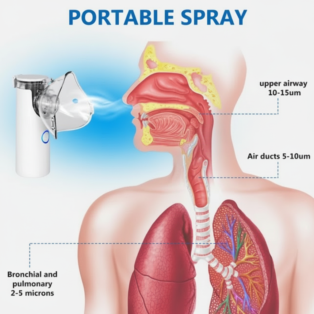 GentleMist Portable Handheld Nebulizer Device
