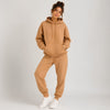 Casual Fleece Sweater Pants Suit