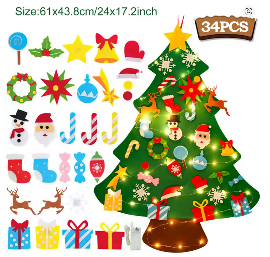 Felt Christmas Tree Kit
