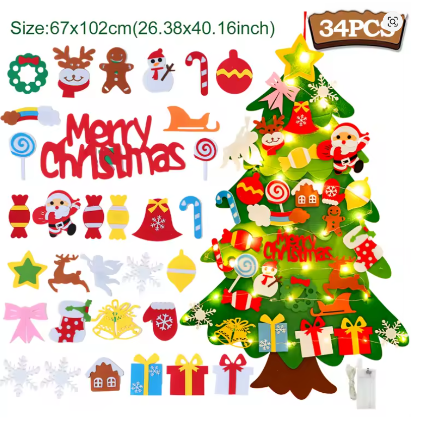 Felt Christmas Tree Kit