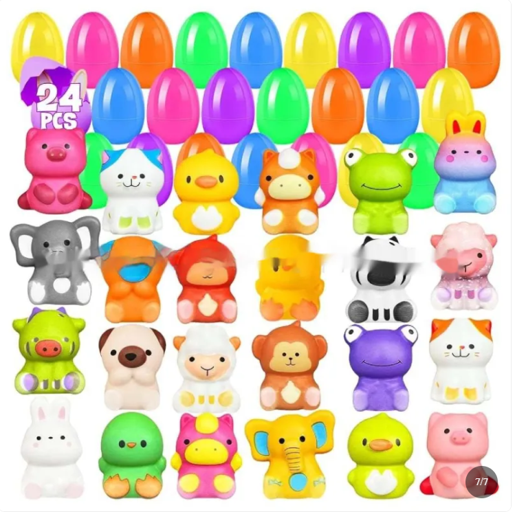 Easter Egg Colorful Slow Rebound Egg Set