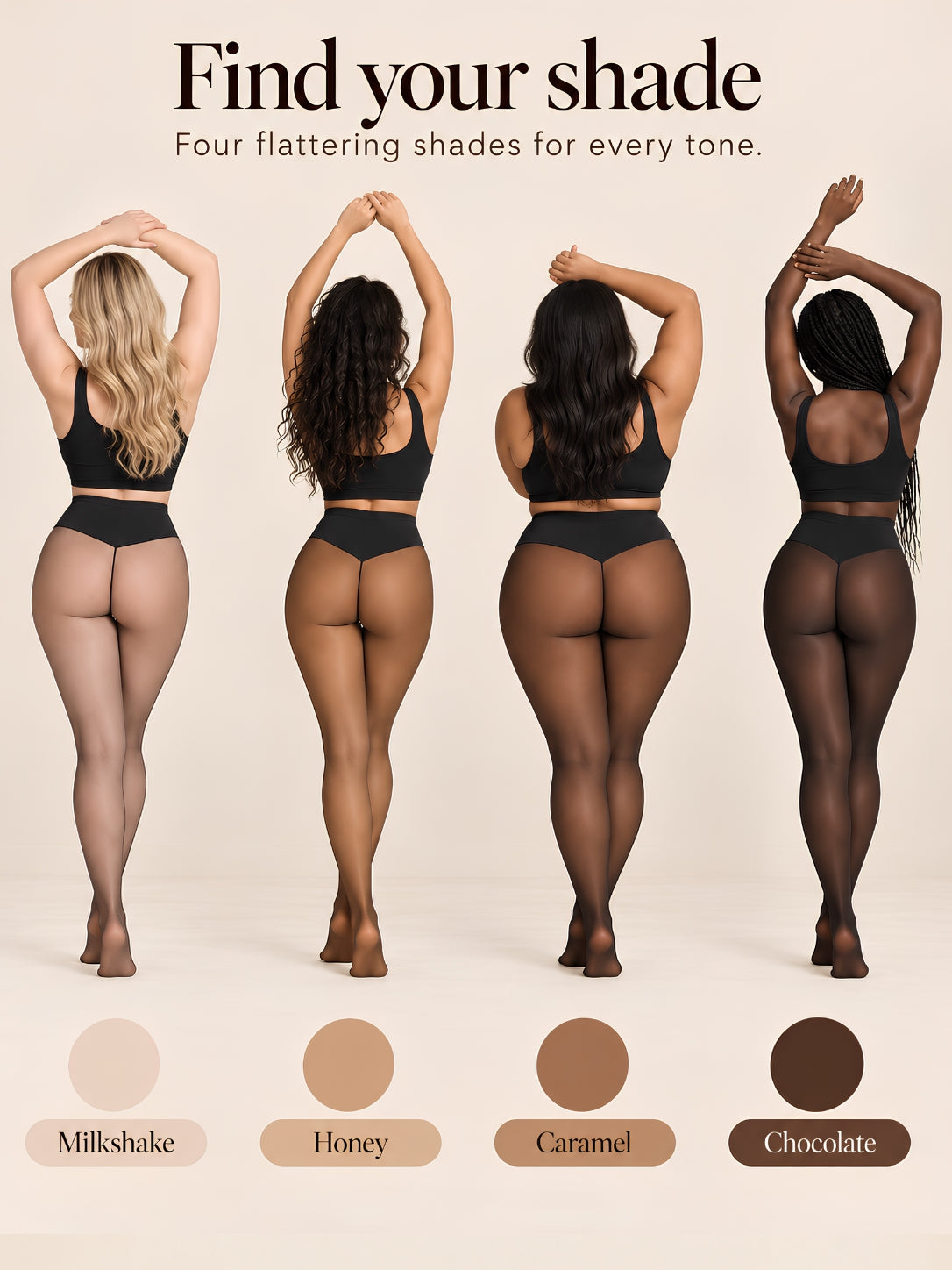 Sheer Tone Fleece-Lined Tights