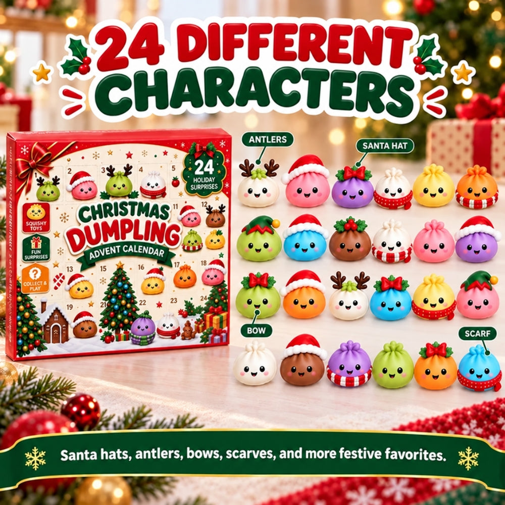 Christmas Squishy Dumpling Advent Calendar