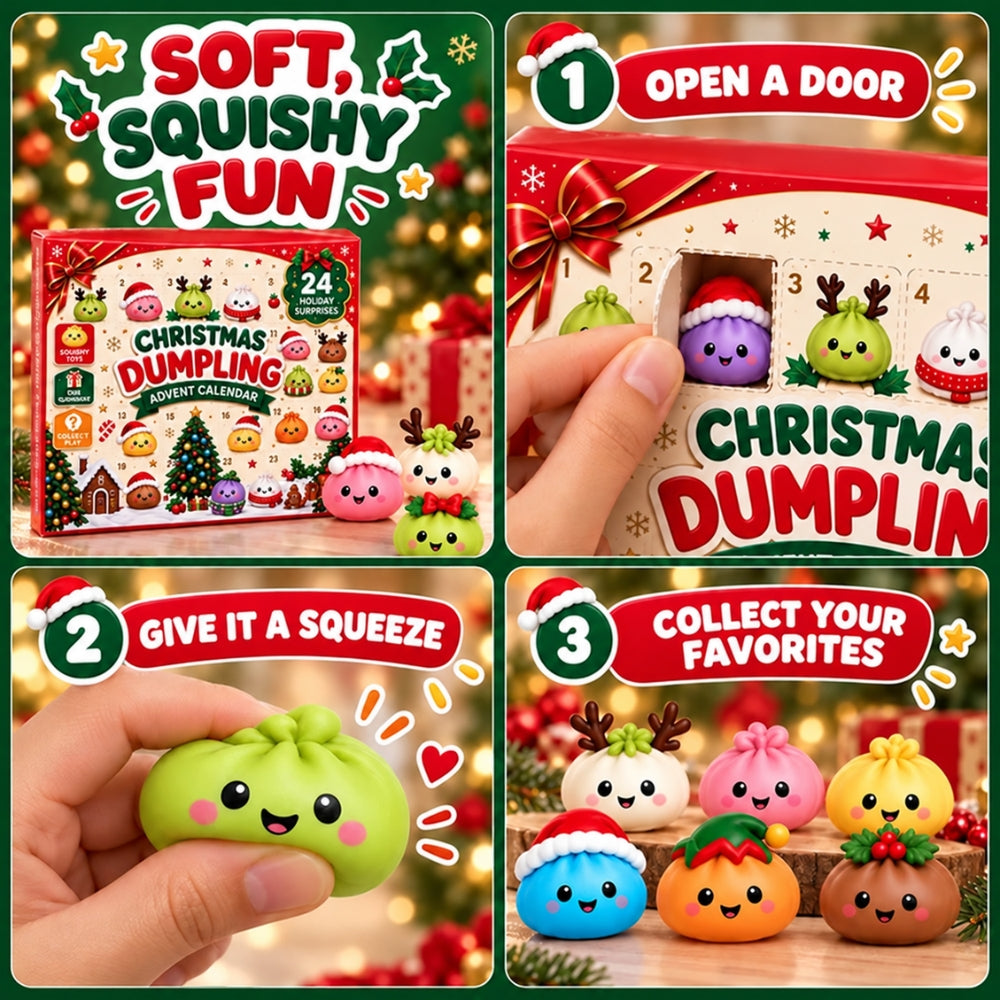 Christmas Squishy Dumpling Advent Calendar