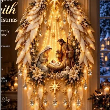 Christmas Birth Scene Wall Decoration