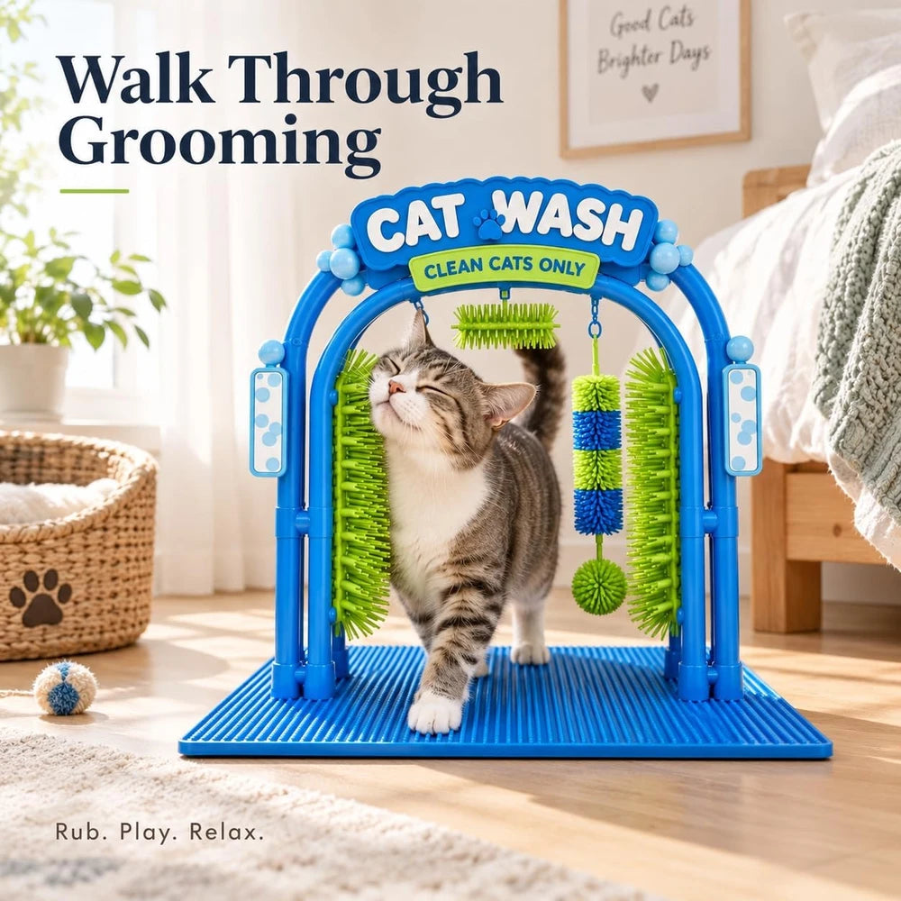Cat Grooming Arch Scratcher