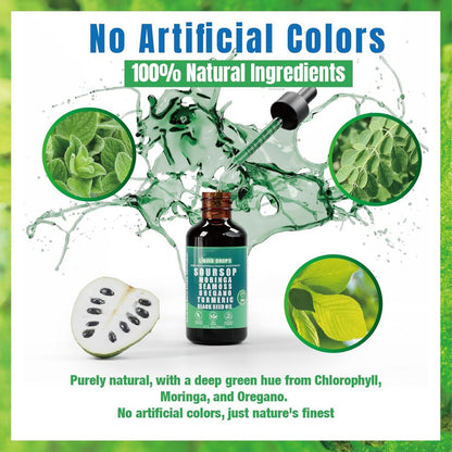 Oregano Oil Thymol Magnesium Chlorophyll Liquid Supplement Vitamin Drops