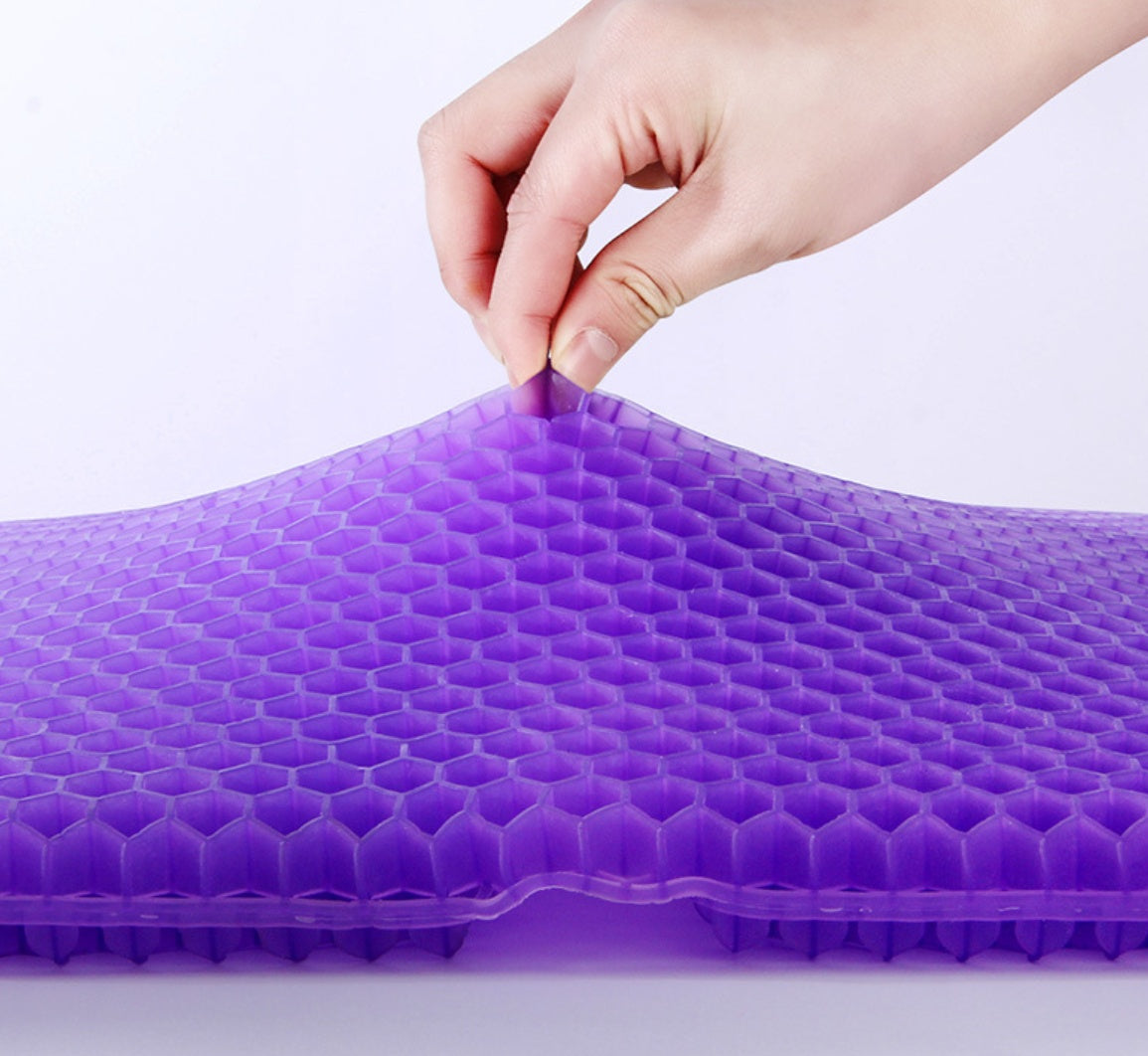 Gel Honeycomb Fully Breathable Egg-shaped Car And Office Seat Cushion