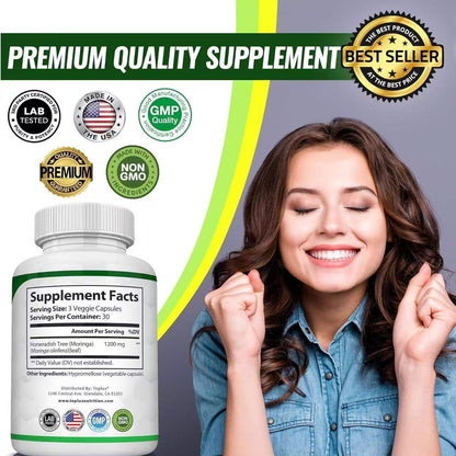 Moringa Capsules 90 Capsules Of Moringa Seed Vitamin Capsules Available