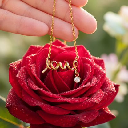 To My Beautiful Wife | Love Script Necklace