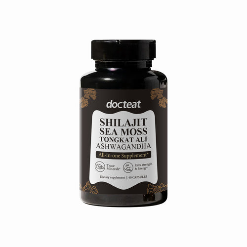 WonicaBloom Shilajit, Ashwagandha & Sea Moss Capsules Energy Boosting Capsules